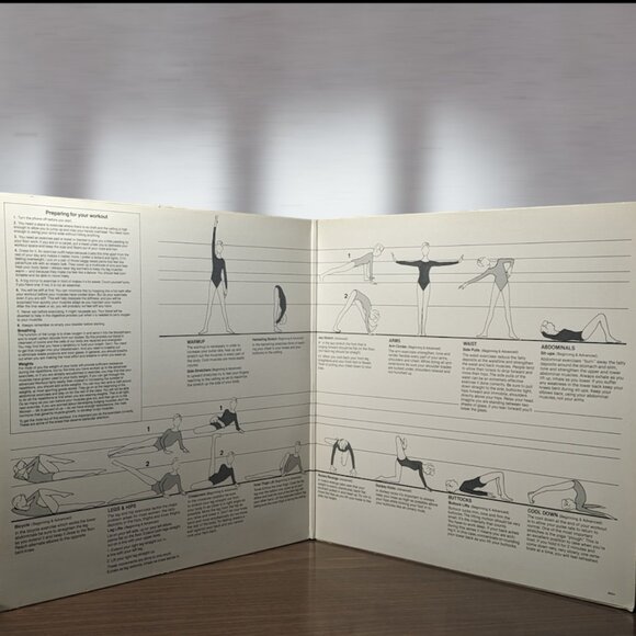 Vintage Jane Fonda's Work-Out Record 2 Disc Vinyl - Picture 3 of 5